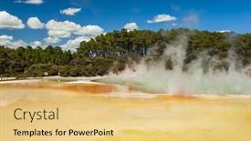  Presentation with new zealand - Beautiful PPT layouts featuring unique-vivid-spring-artist-s backdrop and a yellow colored foreground