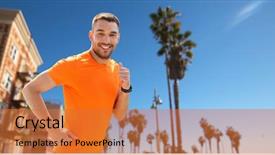  Presentation with heart rate - Presentation with unit rates - fitness sport and healthy lifestyle background and a red colored foreground