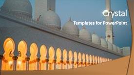  Presentation with abu dhabi - Audience pleasing presentation consisting of united arab emirates - abu dhabi sheikh zayed white backdrop and a seafoam green colored foreground