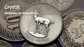  Presentation with emirates - Audience pleasing PPT theme consisting of united arab emirates sand gazelle backdrop and a gray colored foreground