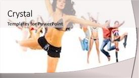  Presentation with united - Cool new theme with united colleagues success concept backdrop and a white colored foreground