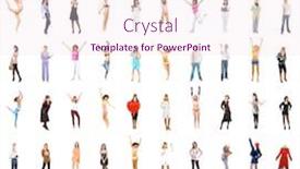  Presentation with united - Cool new theme with united colleagues teamwork achievement backdrop and a pink colored foreground