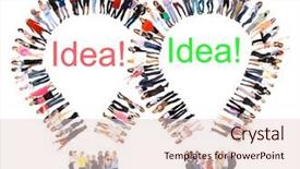  Presentation with company achievement - Cool new slides with united company achievement idea backdrop and a lemonade colored foreground