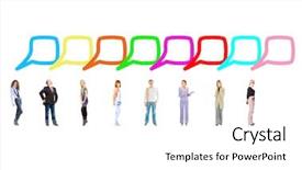  Presentation with corporate - Beautiful slides featuring united company corporate teamwork backdrop and a white colored foreground