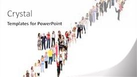  Presentation with groups - Presentation consisting of united company isolated groups background and a white colored foreground