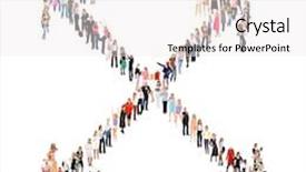  Presentation with united - Theme enhanced with united company many colleagues background and a white colored foreground