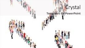  Presentation with united - Theme consisting of united company standing together background and a white colored foreground