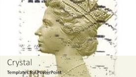  Presentation with postage - Theme featuring starfish mussels and barnacles on oregon rock at low tide background and a dark gray colored foreground