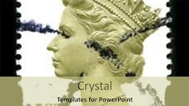  Presentation with postage - Presentation enhanced with united-kingdom-circa-2000 background and a soft green colored foreground