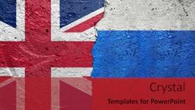  Presentation with united kingdom - PPT layouts with united-kingdom-england-vs-russia background and a crimson colored foreground
