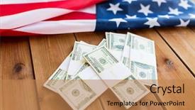  Presentation with nationalism - Presentation theme enhanced with united nations economics - budget finance and nationalism concept background and a coral colored foreground