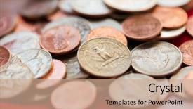  Presentation with united nations - Amazing presentation design having united nations economics - budget finance crisis and national backdrop and a coral colored foreground