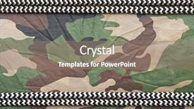  Presentation with marine alga - PPT layouts with united states air force - marine ropes on background background and a coral colored foreground