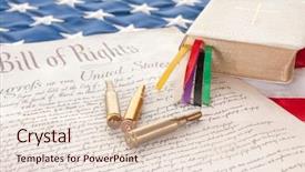  Presentation with bill rights - Beautiful presentation featuring united states bill of rights backdrop and a lemonade colored foreground