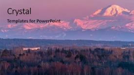  Presentation with noah mountain - Amazing slide deck having united states canada - vancouver skyline with mountain baker backdrop and a coral colored foreground