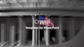  Presentation with zoom - Beautiful PPT theme featuring united-states-capitol-building backdrop and a dark gray colored foreground