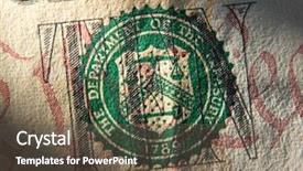  Presentation with united states - PPT theme with united states federal reserve system background and a  colored foreground