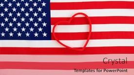  Presentation with stars stripes - Colorful slides enhanced with united-states-flag-with-red backdrop and a red colored foreground