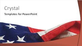  Presentation with united states flag - Slides with united-states-flag background and a white colored foreground