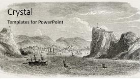  Presentation with virgin islands - Colorful PPT layouts enhanced with united states history - saint thomas old view u backdrop and a light gray colored foreground