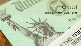  Presentation with irs - Presentation with united-states-internal-revenue-service background and a mint green colored foreground