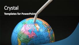  Presentation with united states map - Audience pleasing presentation theme consisting of united states map - siphon off the treasure backdrop and a black colored foreground