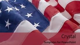  Presentation with united states flag - Beautiful presentation theme featuring united states military - american flag background backdrop and a  colored foreground