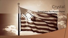  Presentation with united states flag - 