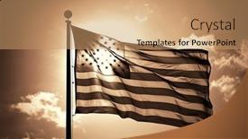  Presentation with united states flag - 