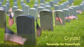  Presentation with states - Amazing slides having united-states-national-flags backdrop and a tawny brown colored foreground