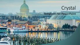  Presentation with naval - Presentation having united states naval academy background and a light blue colored foreground