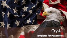  Presentation with patriotic - Amazing slide set having united states of america patriotic backdrop and a tawny brown colored foreground