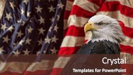  Presentation with united states flag - Amazing presentation having united states of america patriotic backdrop and a tawny brown colored foreground