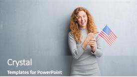  Presentation with united states old flag - Cool new presentation with united states of america backdrop and a  colored foreground