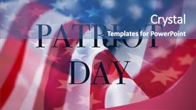  Presentation with united states flag - Audience pleasing slides consisting of victim services - multiple exposures of different pictures backdrop and a ocean colored foreground