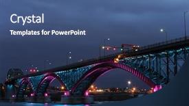  Presentation with new york - Presentation enhanced with united states runs between buffalo background and a ocean colored foreground