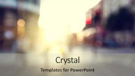  Presentation with we the people - Theme having united way - people in bokeh street background and a soft green colored foreground