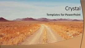  Presentation with united - Amazing slides having united way - road in the prairie country backdrop and a  colored foreground