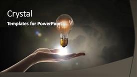  Presentation with unity - Beautiful theme featuring unity-of-businesspeople-protecting backdrop and a dark gray colored foreground