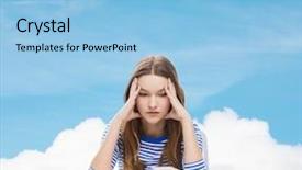  Presentation with stress management in education - Beautiful theme featuring univere - education and home concept backdrop and a  colored foreground