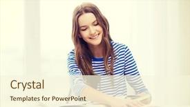  Presentation with education - Theme featuring univere - education and home concept background and a  colored foreground