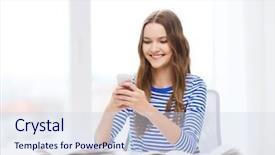  Presentation with education technology - Presentation design with univere - education technology and home concept background and a  colored foreground