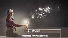  Presentation with child girl reading a book - Slides having univere - student girl read book mixed background and a gray colored foreground