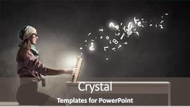  Presentation with child girl reading a book - Colorful PPT theme enhanced with univere - student girl read book backdrop and a  colored foreground