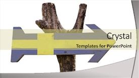  Presentation with wooden - Colorful PPT theme enhanced with universal health - sweden wooden sign isolated backdrop and a yellow colored foreground