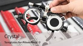  Presentation with important - PPT theme with universal-messbrille set is an important tool of the optometrists and oculists background and a light gray colored foreground