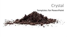  Presentation with plants growing - Presentation featuring universal-soil-substrate-for-growing background and a white colored foreground