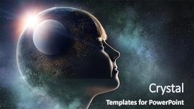  Presentation with universe - Slides with universe - exploring this great world mixed background and a tawny brown colored foreground