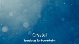  Presentation with snowflakes - Presentation having stardust - blue light background with snowflakes background and a ocean colored foreground