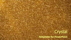  Presentation with sparkle - Audience pleasing presentation consisting of glitter sparkle - shiny particles gold background backdrop and a tawny brown colored foreground